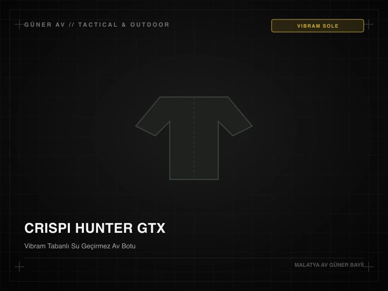 Crispi Hunter GTX Su Geçirmez Taktik Av Botu