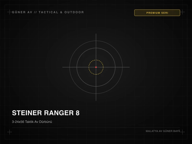 Steiner Ranger 8 3-24x56 Taktik Av Dürbünü